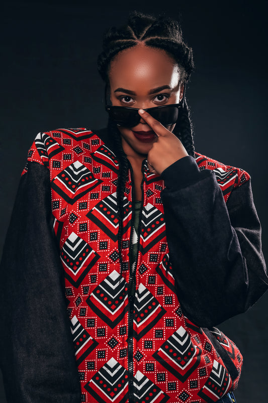 BOMBER Retso Print Jacket (CustomOrder)